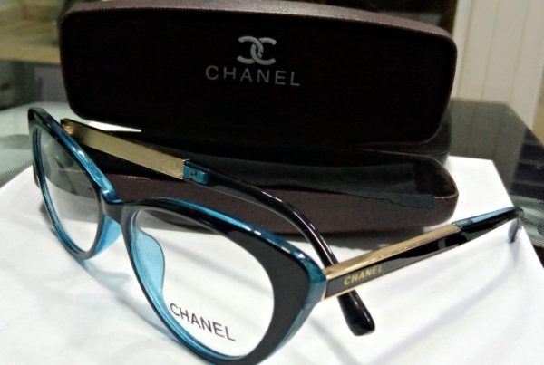 Channel blue-black frame